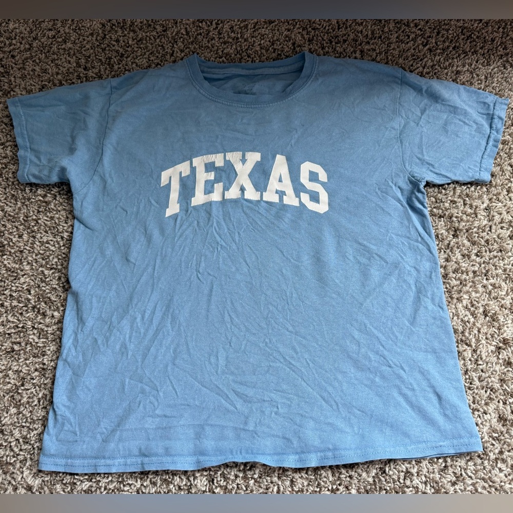 Texas John Galt Tee |  Blue | One Size | Used with Minor Flaws 🤘🏻